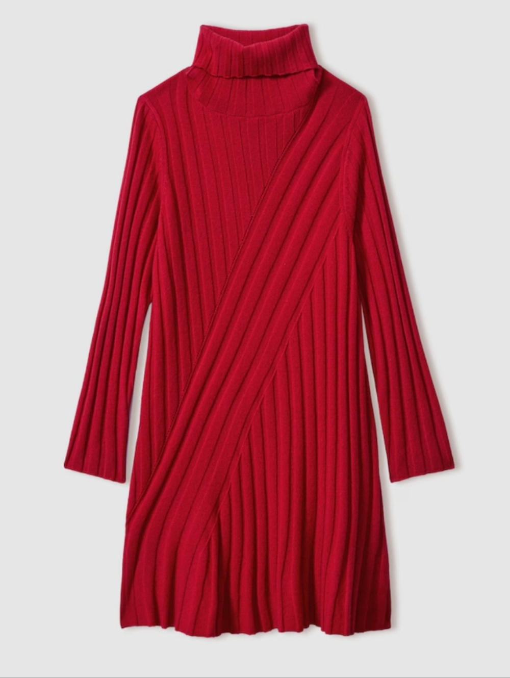 Reiss Cady Red Knit Dress